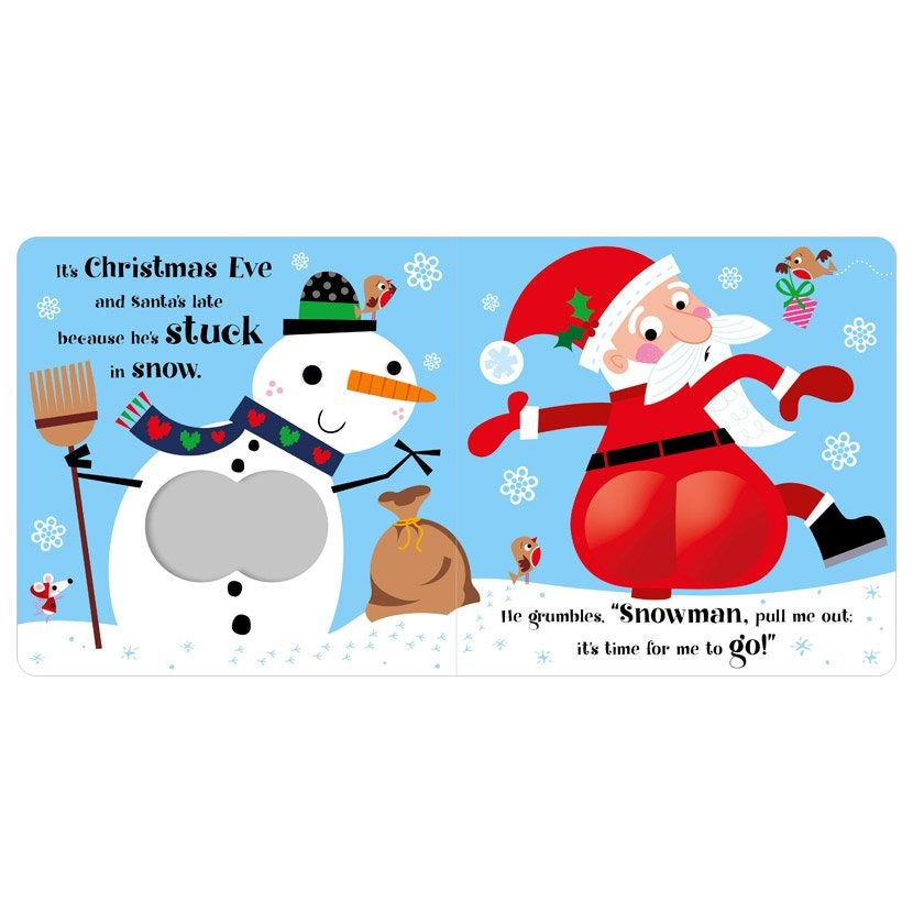 Santa's Stuck Board Book