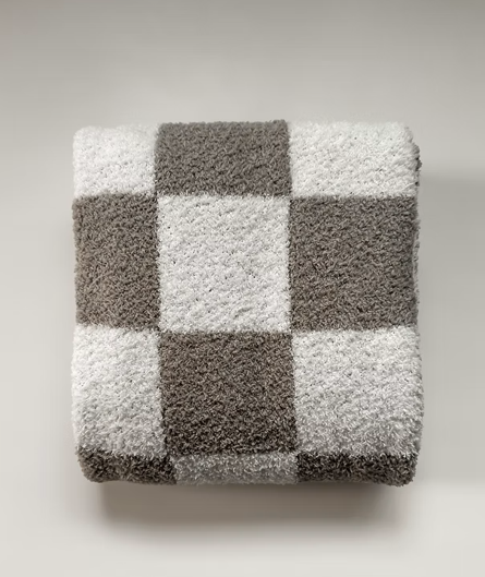 Checkered Plush Blanket
