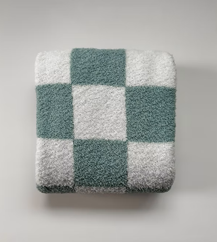 Checkered Plush Blanket