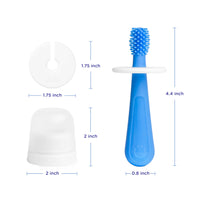 Silicone Training Toothbrush Set with Case