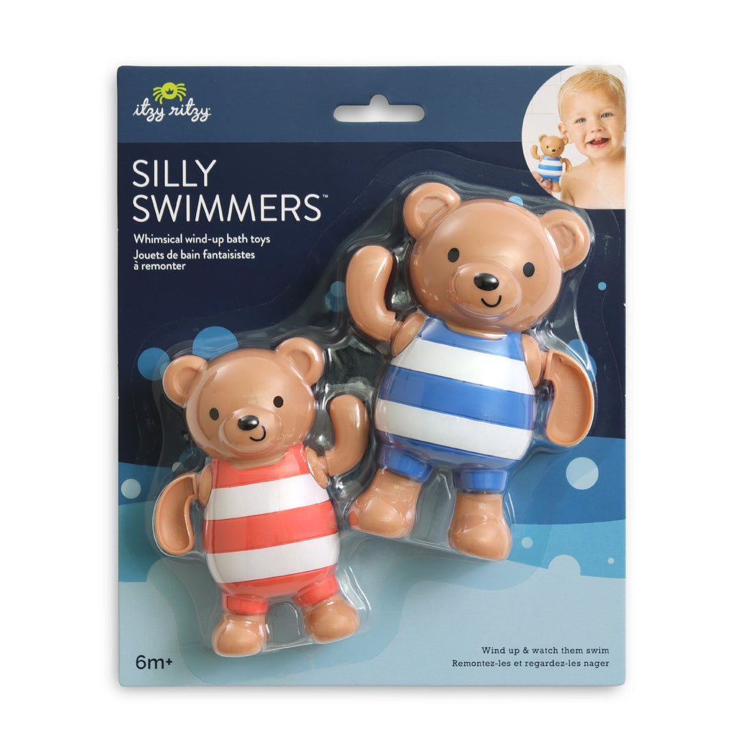Itzy Silly Swimmers Bath Toy