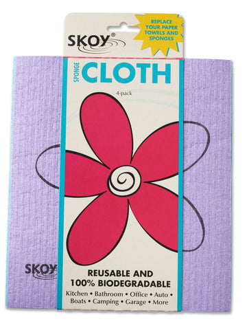 Skoy Eco-Friendly Cleaning Cloths - 4pk