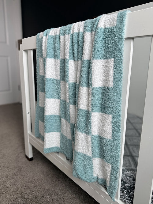 Checkered Plush Blanket