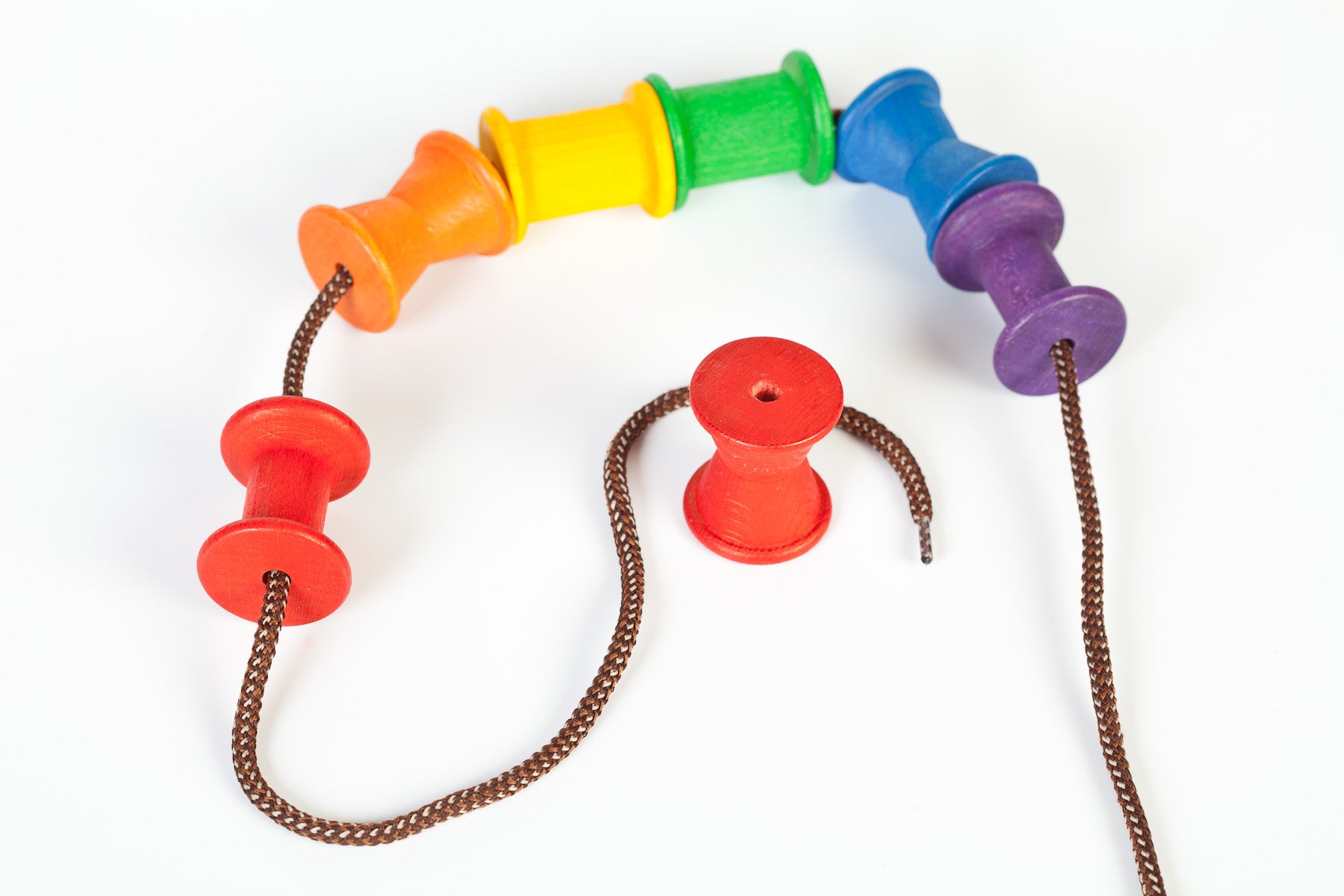 Wood Coloured Spools 18pc – The Baby Footprint