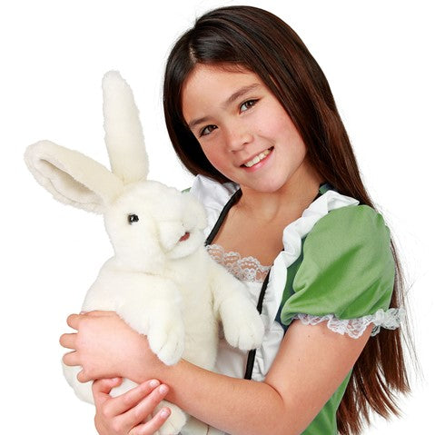 Standing White Rabbit Puppet