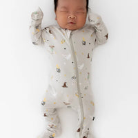Bamboo Zippered Footie