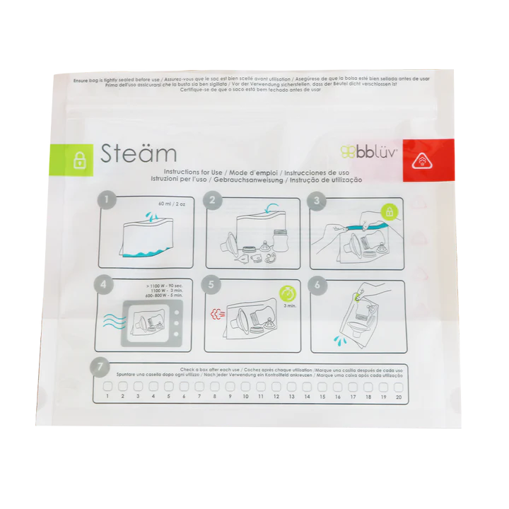 Steam - Microwave Quick-Steam Sterilizer Bags