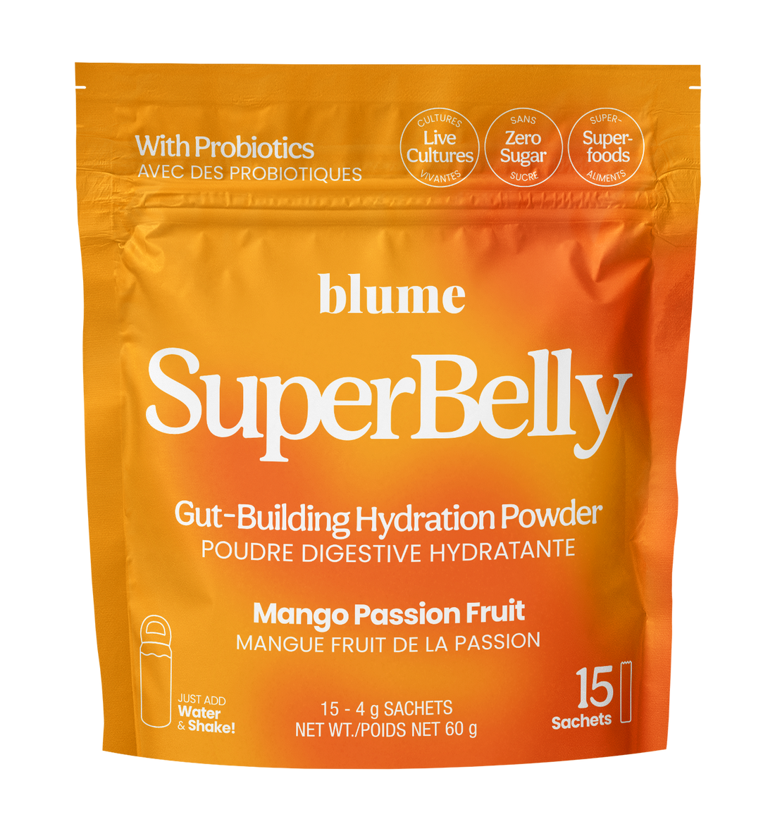 SuperBelly Water Elixirs with Prebiotics