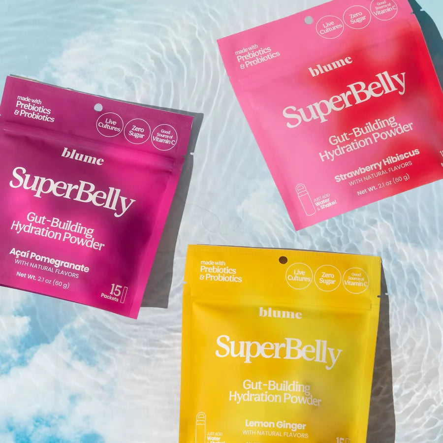 SuperBelly Water Elixirs with Prebiotics