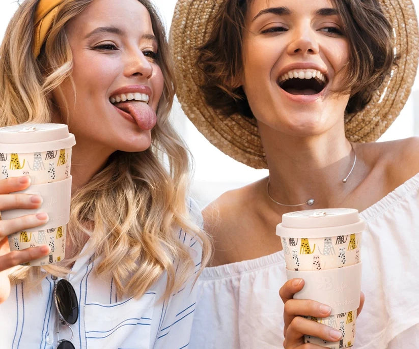 Reusable Bamboo Fiber Travel Cup