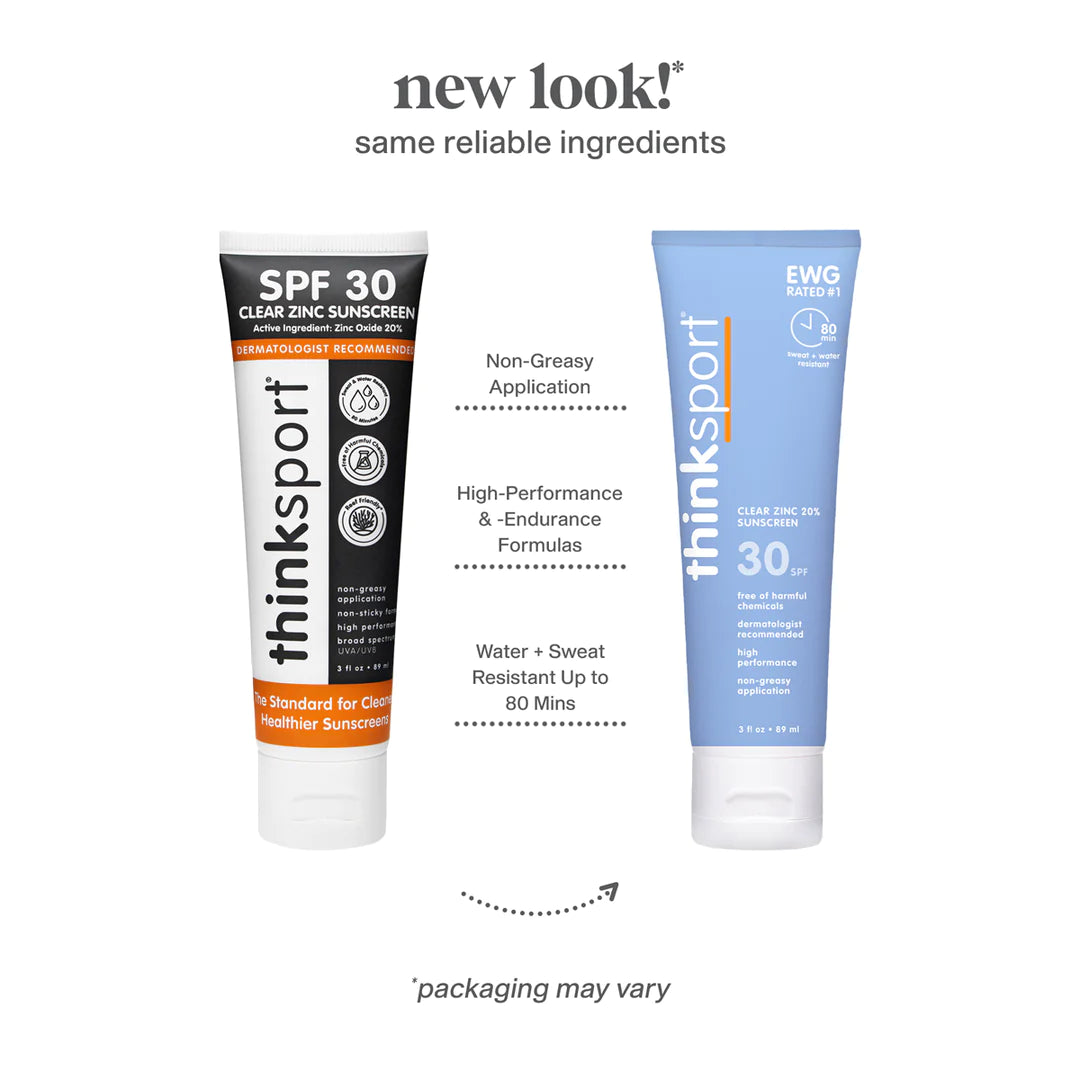 Think Clear Zinc Sunscreen SPF 30 – The Baby Footprint