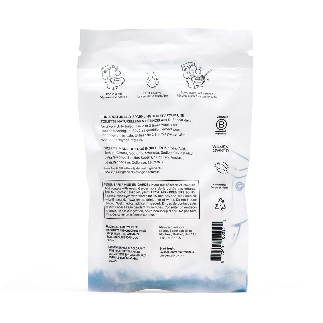 Toilet Bowl Cleaner - 22 Tabs
