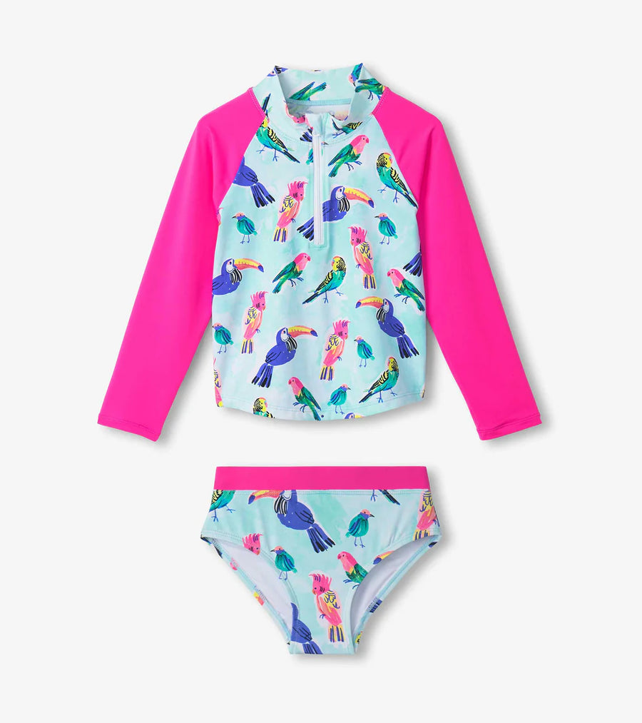 Tropical Birds Rashguard Set