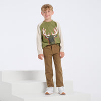 Boys Khaki Twill Pants