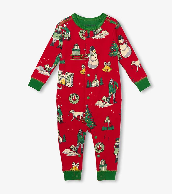 Baby Feeling Frosty Christmas Union Suit