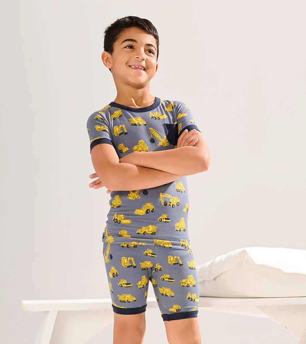 Under Construction Bamboo Short Sleeve Pajama Set