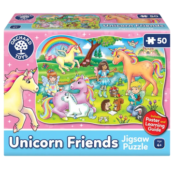 Unicorn Friends Puzzle - 50 piece