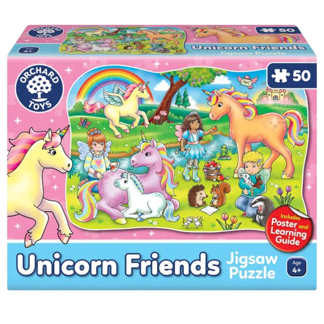 Unicorn Friends Puzzle - 50 piece