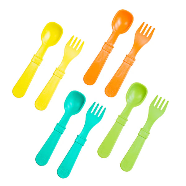 Utensil Set - 4 Forks & 4 Spoons