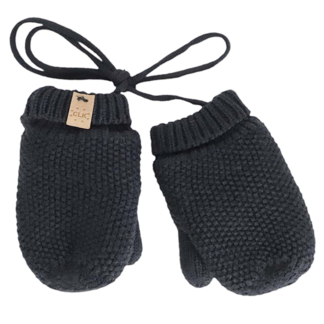 Soft Touch Knit Mitten with Cord