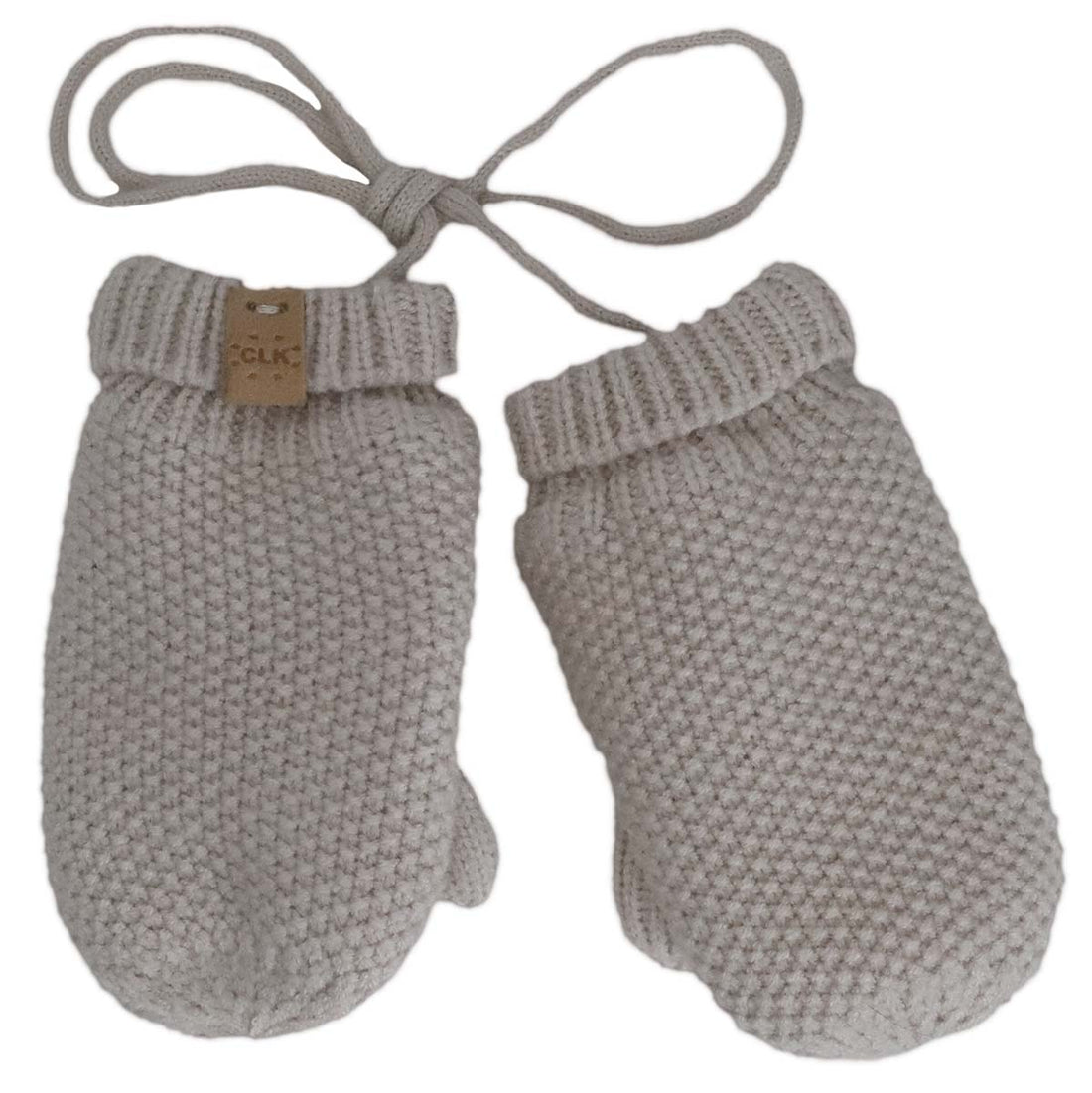 Soft Touch Knit Mitten with Cord