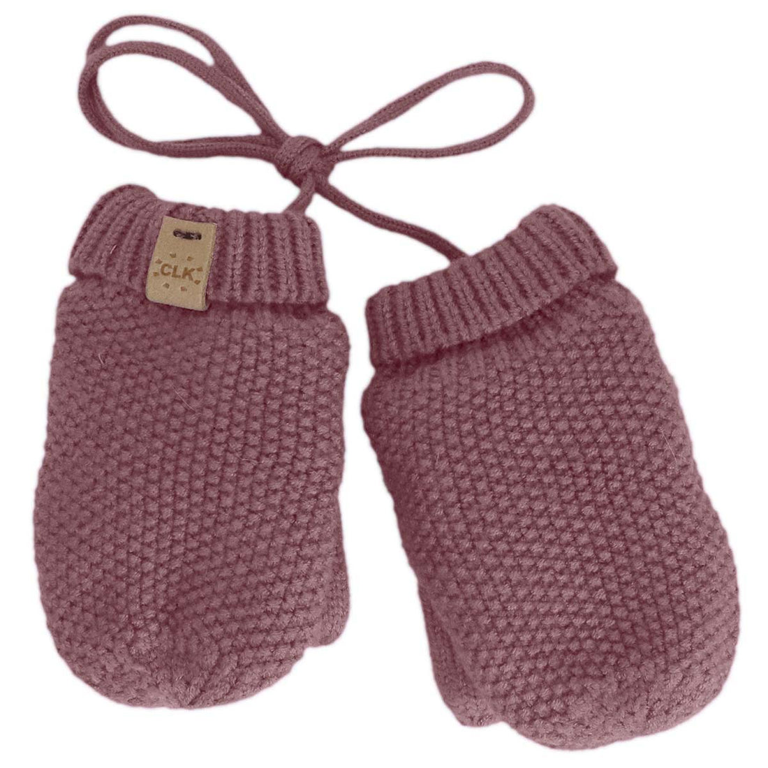 Soft Touch Knit Mitten with Cord