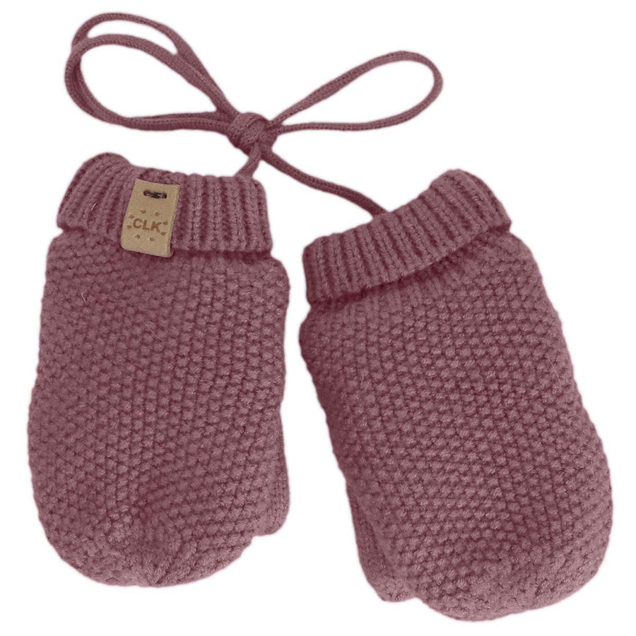 Soft Touch Knit Mitten with Cord