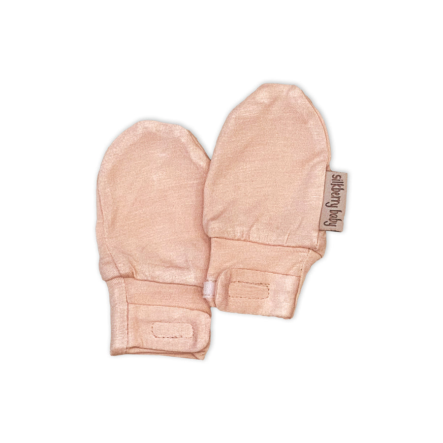 Bamboo Stay-On No Scratch Mittens