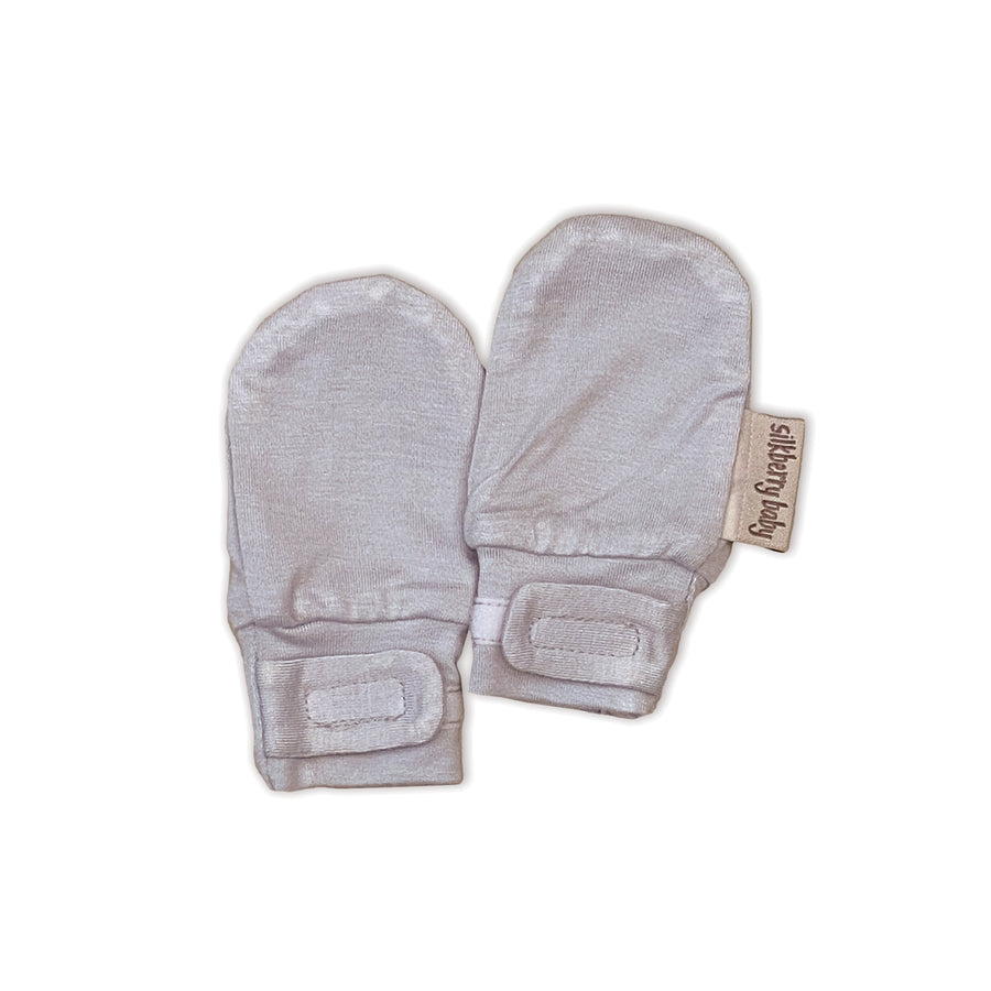 Bamboo Stay-On No Scratch Mittens