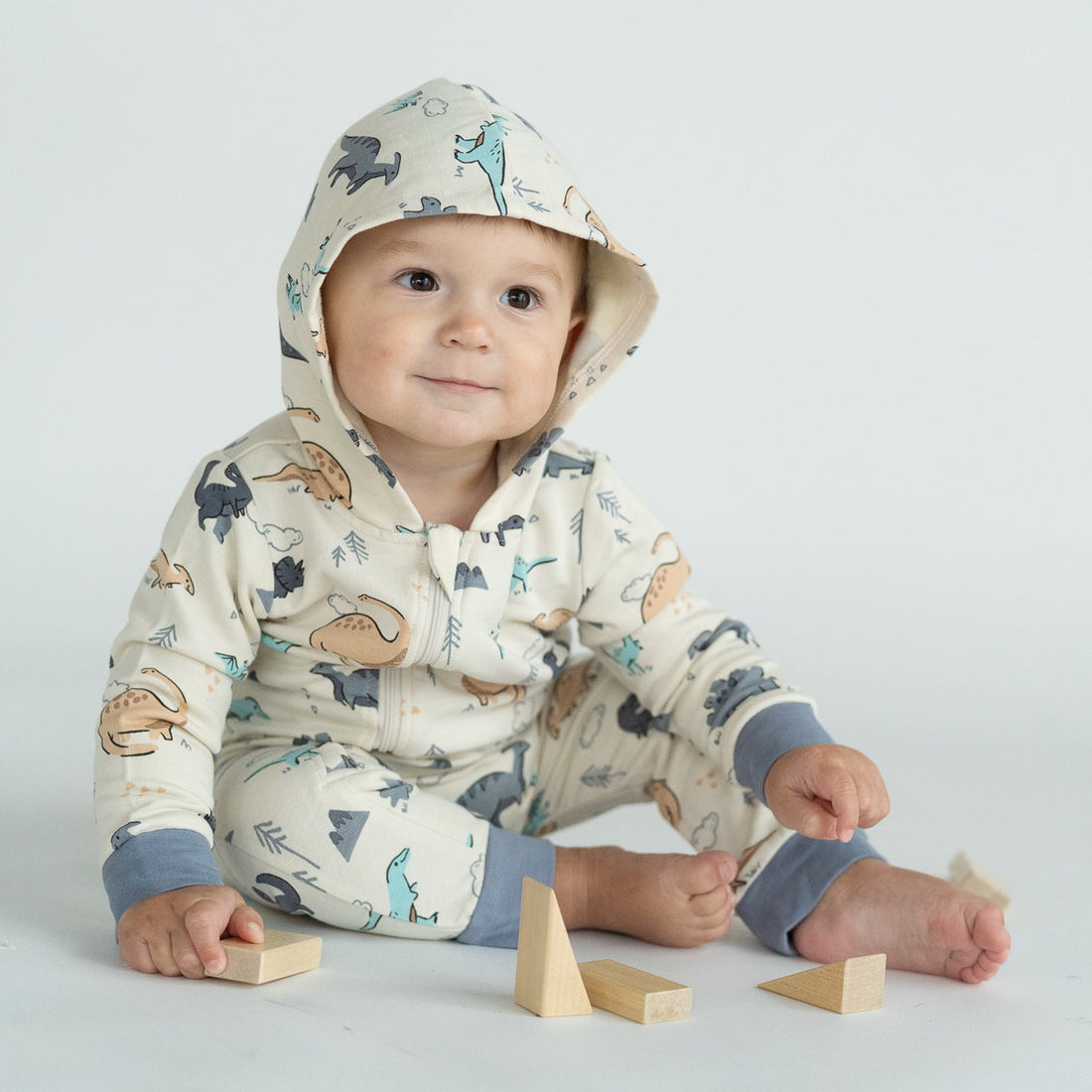 Bamboo Fleece Hooded Romper