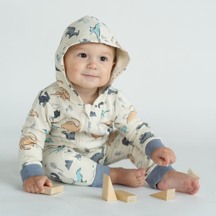 Bamboo Fleece Hooded Romper