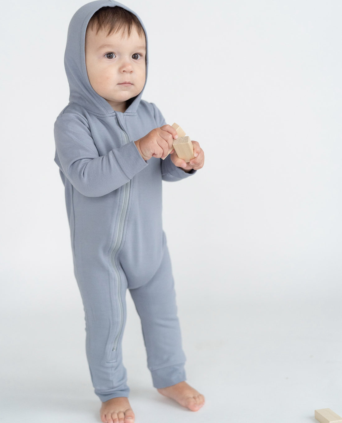 Bamboo Fleece Hooded Romper