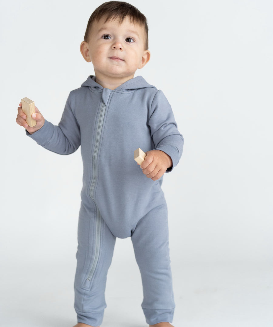 Bamboo Fleece Hooded Romper