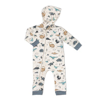 Bamboo Fleece Hooded Romper