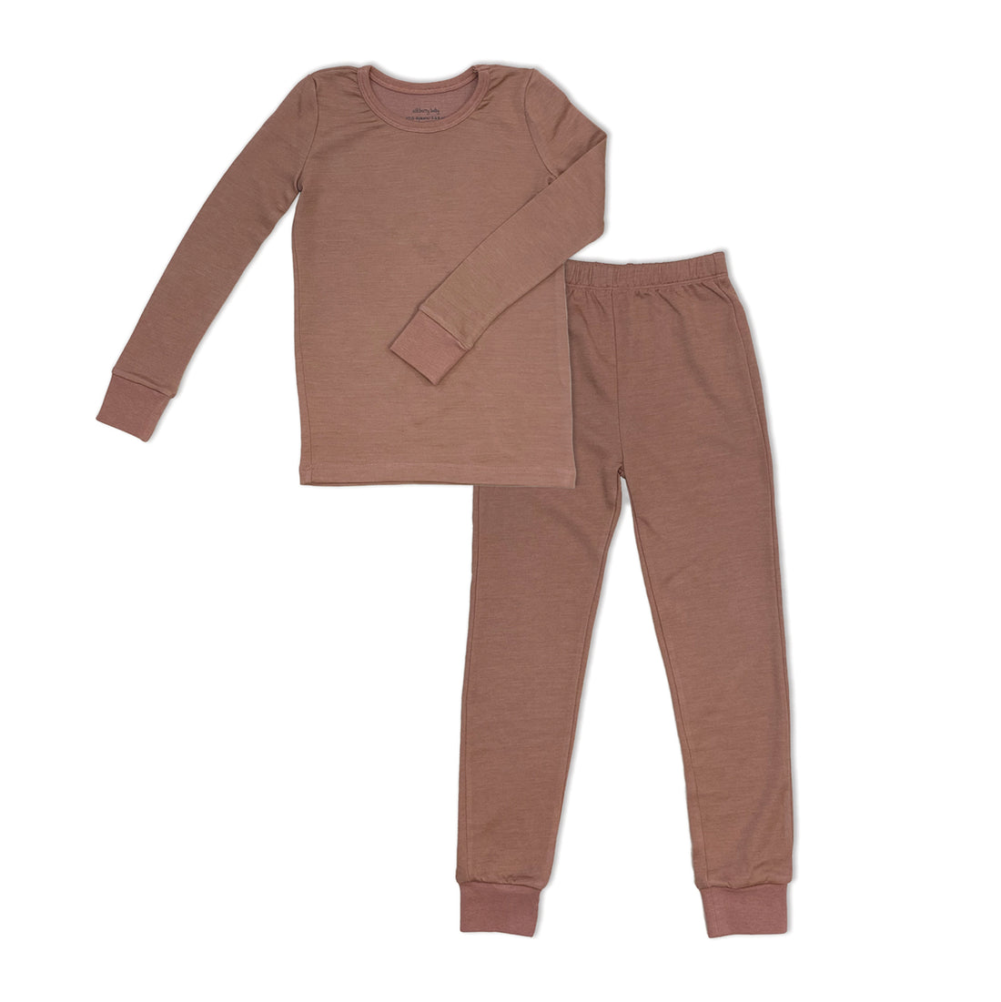 Bamboo Wool Long Sleeve Pajama Set