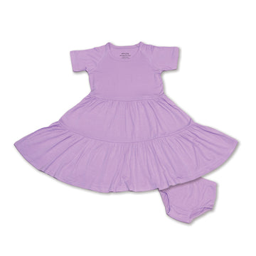 Bamboo Tiered Jersey Dress w Bloomer