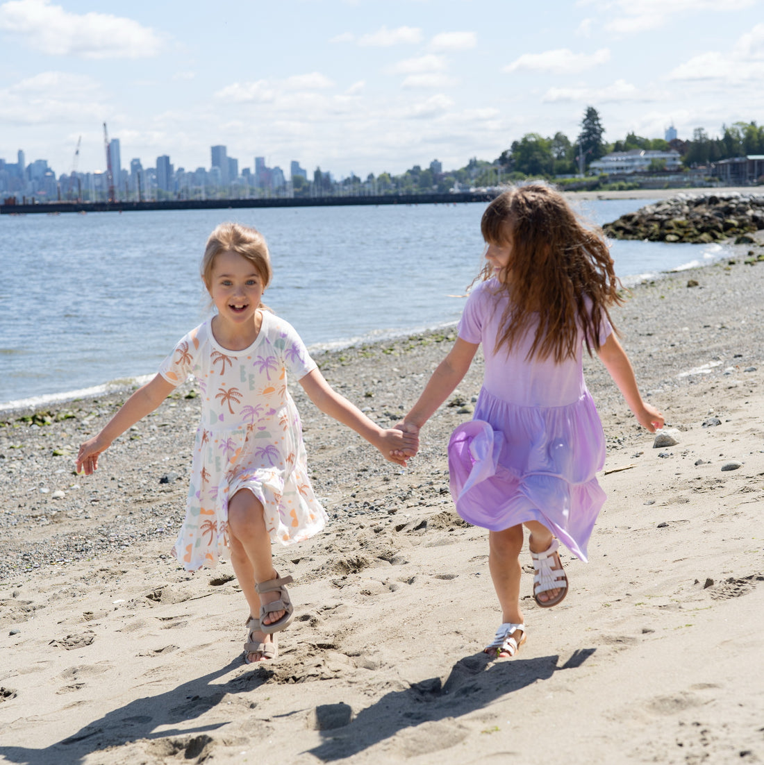 Bamboo Tiered Jersey Dress w Bloomer