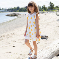 Bamboo Flutter Sleeve Dress with Bloomer