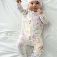 Bamboo Footed Sleeper - 2 Way Zipper