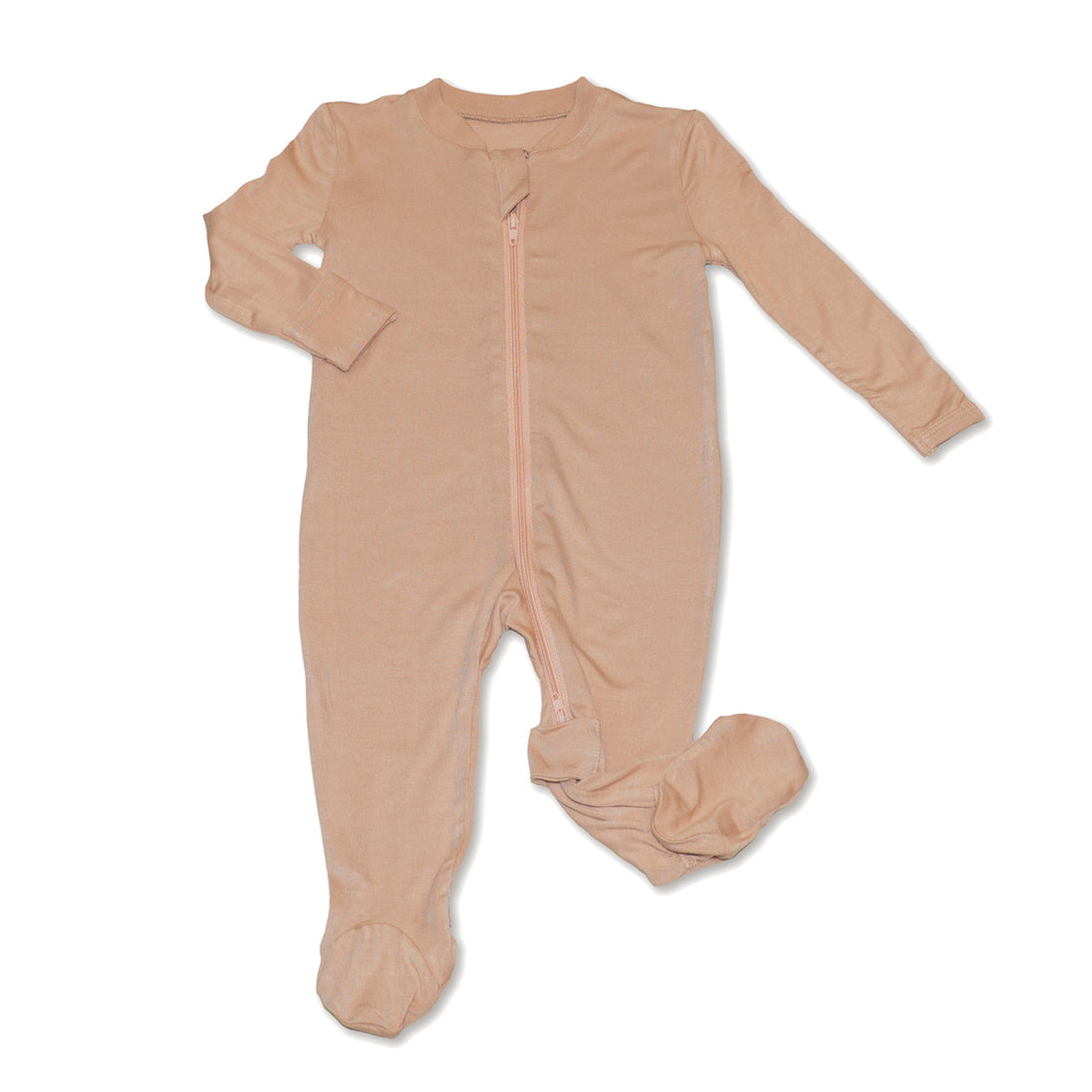 Bamboo Footed Sleeper - 2 Way Zipper