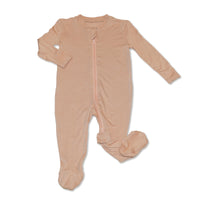 Bamboo Footed Sleeper - 2 Way Zipper