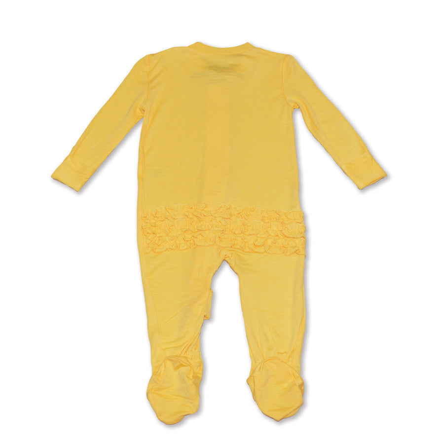 Bamboo Ruffle Footie Sleeper