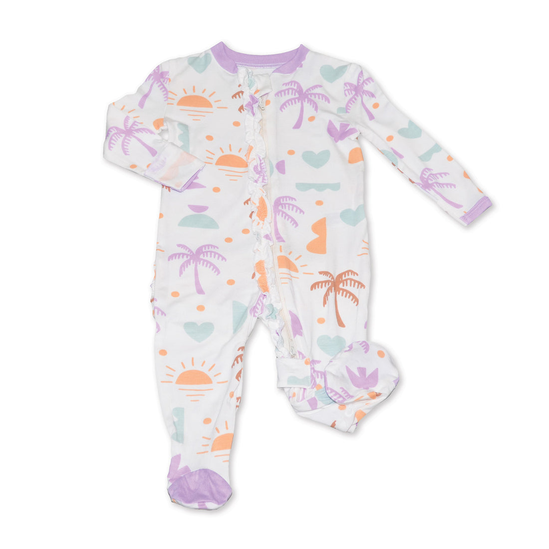 Bamboo Ruffle Footie Sleeper