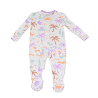 Bamboo Ruffle Footie Sleeper