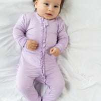 Bamboo Ruffle Footie Sleeper