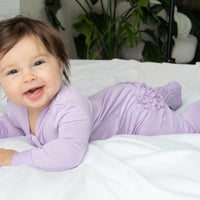 Bamboo Ruffle Footie Sleeper