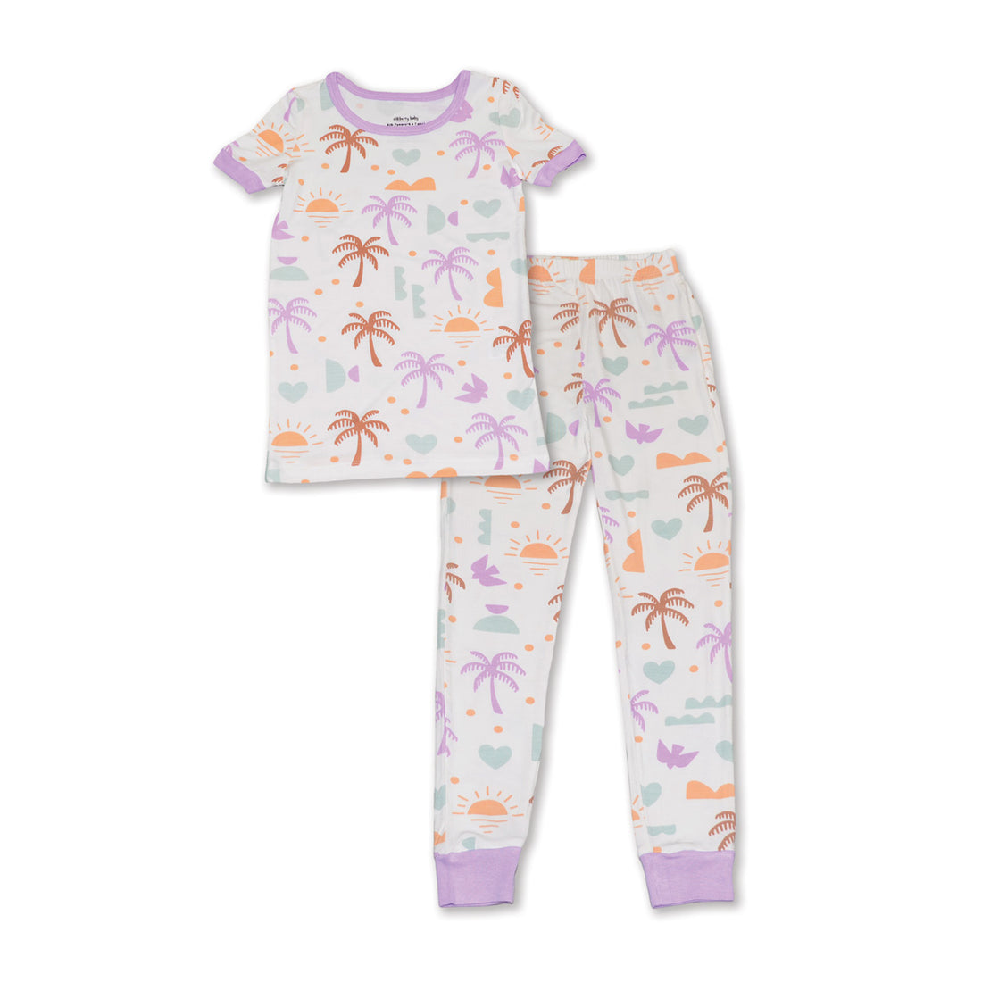 Silkberry Bamboo Short Sleeve 2 pc Pajama Set