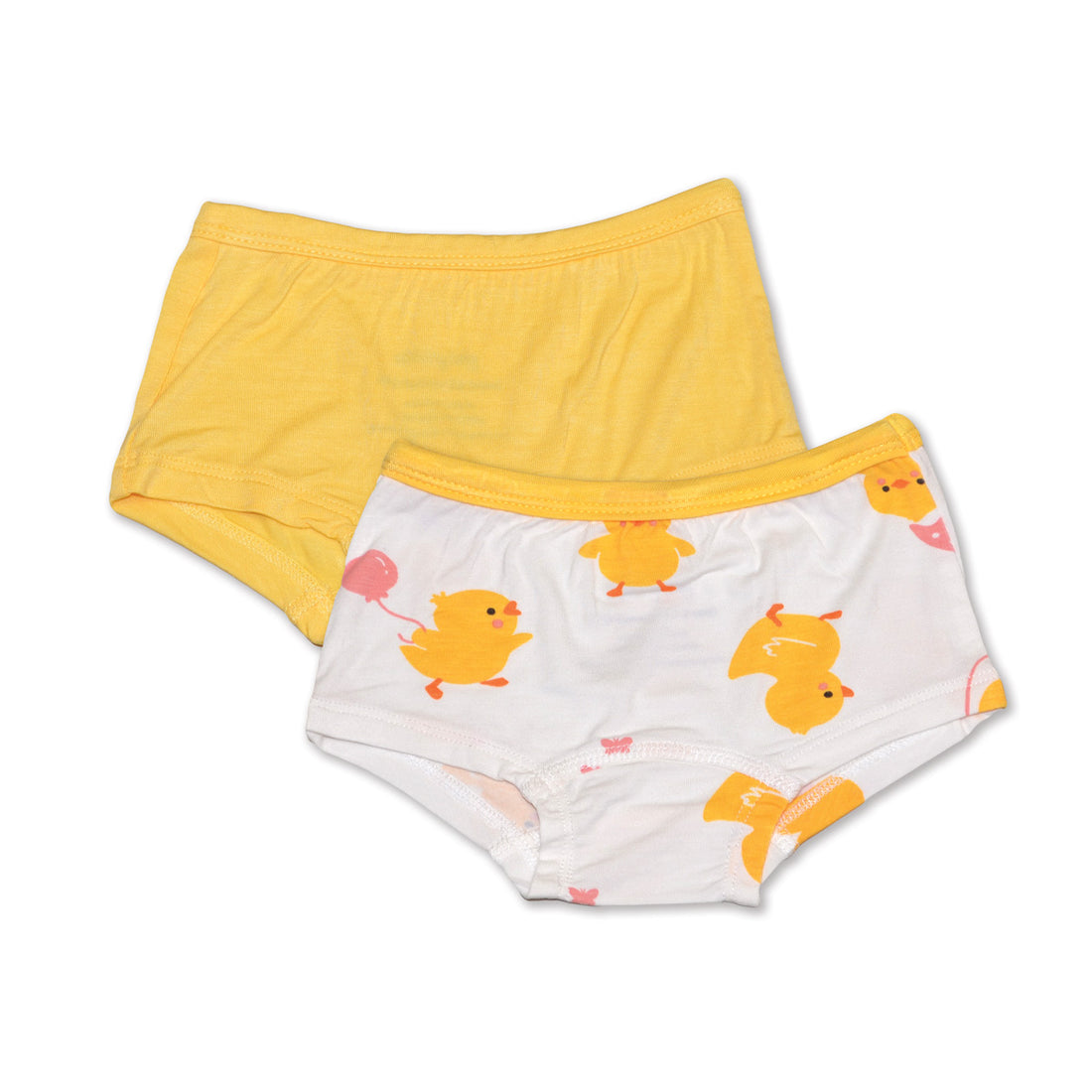 Bamboo Girls Boyshort Underwear - 2 Pack