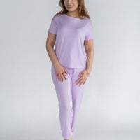 Women's Bamboo Short Sleeve Loungewear Set