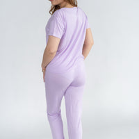 Women's Bamboo Short Sleeve Loungewear Set